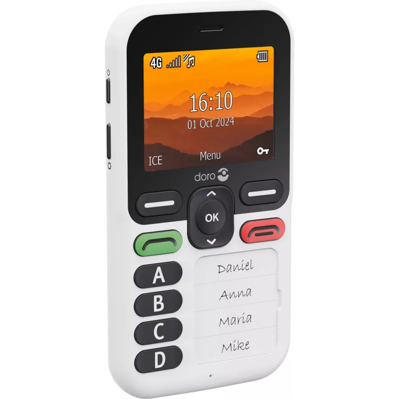 Smartphone Doro Leva X10 2,4 ίντσες 1150 mAh Γραφίτης