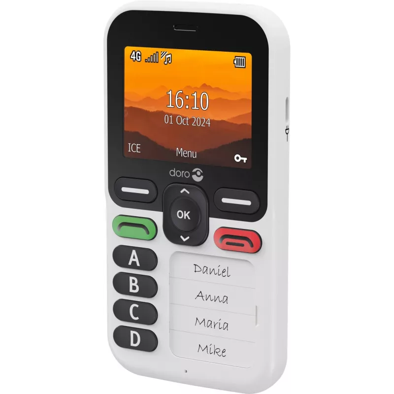 Smartphone Doro Leva X10 2,4 ίντσες 1150 mAh Γραφίτης