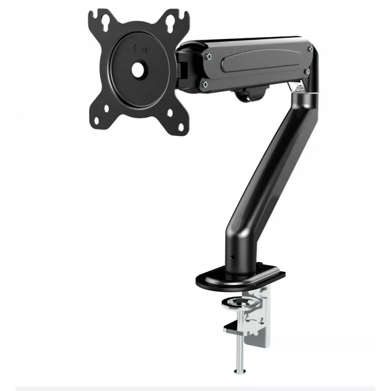 Βάση οθόνης Maclean MC-860N, με γάζα αερίου, 13-27, 8 kg, Μαύρο