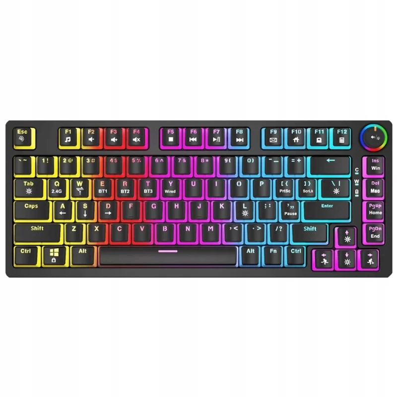 Gaming πληκτρολόγιο Savio SAVGK-PHENIX RED PUDDING μηχανικό RGB Wireless