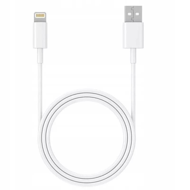 Καλώδιο USB 2.0 iPhone AM-lightning 1m λευκό