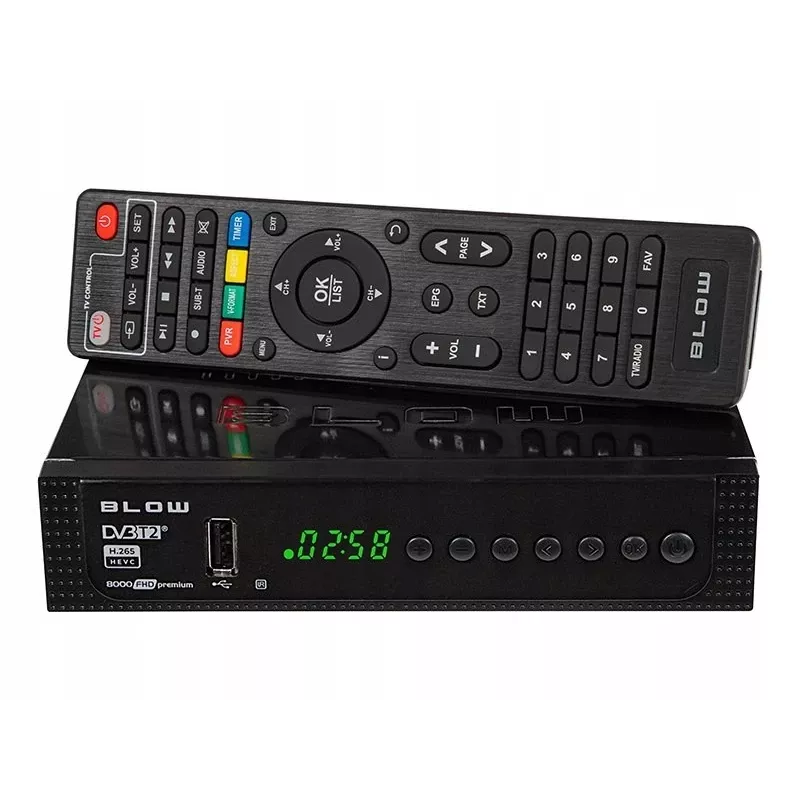 77-039# Δέκτης Tuner Dvb-t2 Blow 8000fhd Premium
