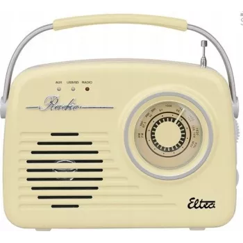 Ραδιόφωνο Eltra Radio Luiza Retro SP-11 MP3 USB SD Waniliowe