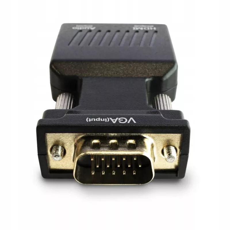 Μετατροπέας SAVIO CL-145 VGA σε HDMI, ήχος, Full HD, μαύρο