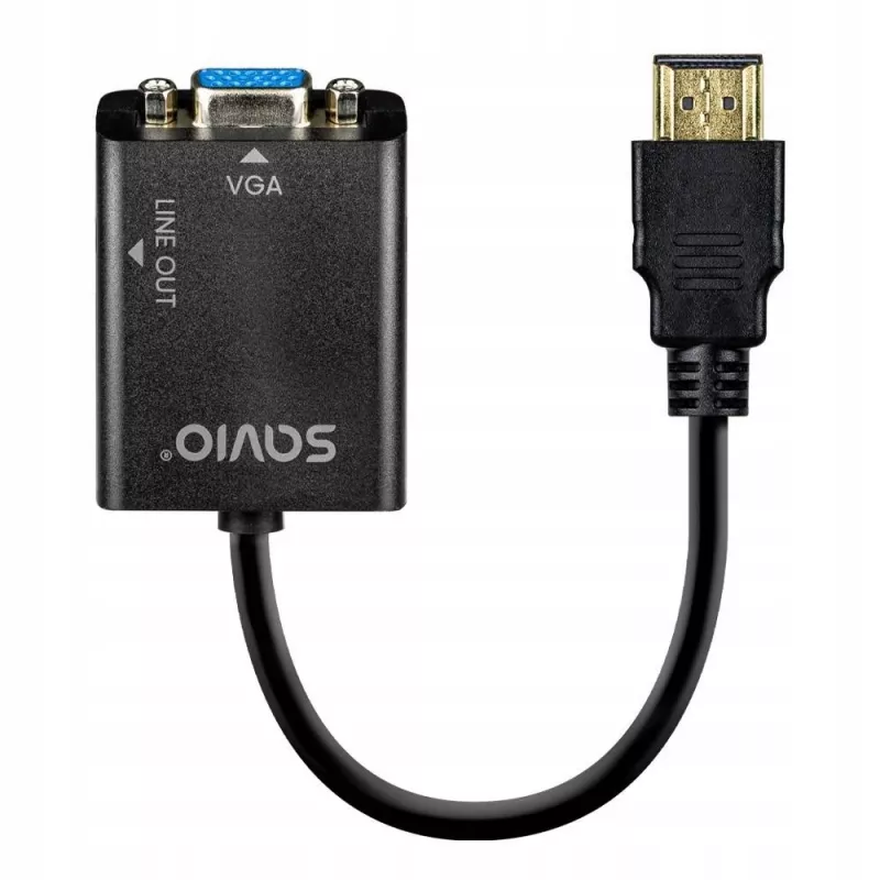 Adapter HDMI-VGA με ήχο AK-76 Savio SAVAK-76