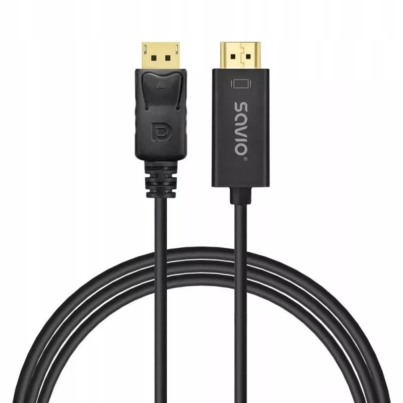 Καλώδιο Display Port σε HDMI 1,5m, CL-183 Savio SAVKABELCL-183