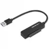 Qoltec 52268 αντάπτορας SATA σε USB 3.0 για SSD/HDD 2,5", 5 Gb/s, έως 2 TB, μαύρος