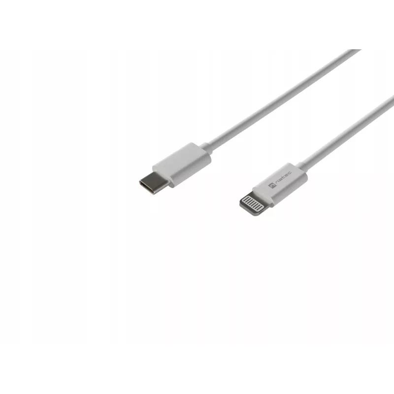 Καλώδιο Lightning (m) -> USB-C (m) 2m MFi Prati λευκό Natec NKA-2151
