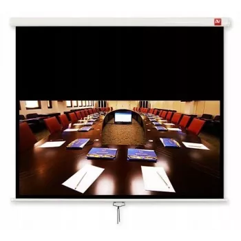 AVTEK Cinema 280 χειροκίνητη οθόνη προβολής, 16:9, 280x200 cm, εικόνα 270x152 cm, ματ λευκή