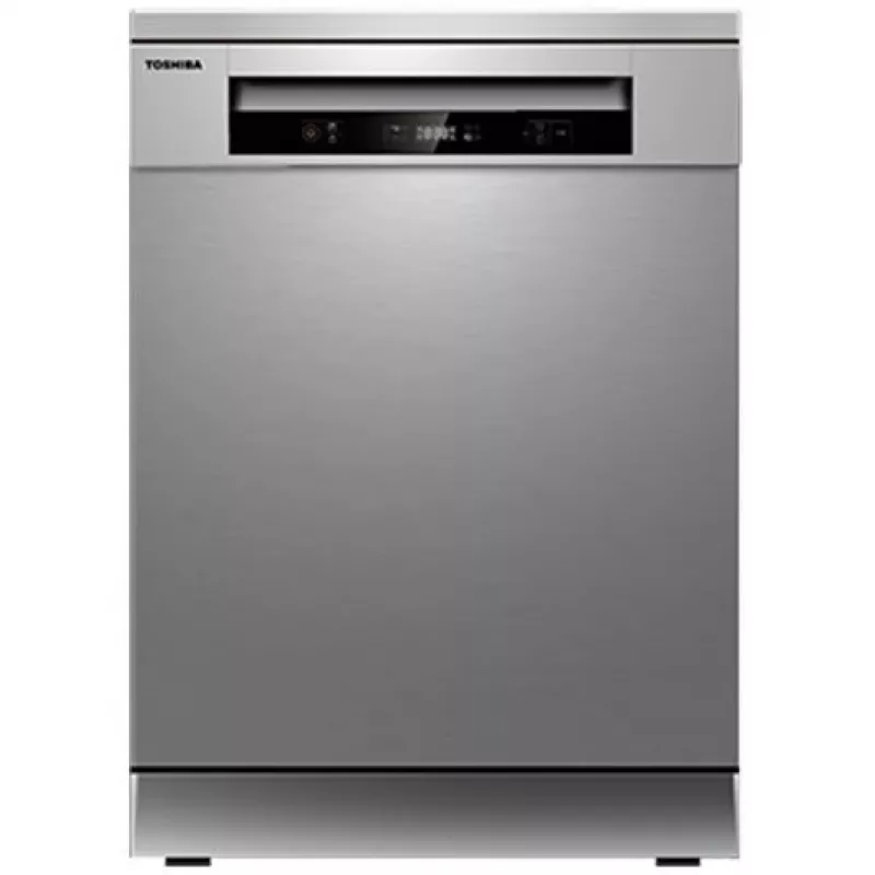 Toshiba DW-14F5EE(S)-PL ελεύθερο πλυντήριο πιάτων, 60 cm, 14 σερβίτσια, ασημί