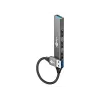 Goobay USB Hub 74456 Type-A 5000 Mbit/s Ανοιχτό γκρι