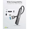 Goobay USB Hub 74456 Type-A 5000 Mbit/s Ανοιχτό γκρι