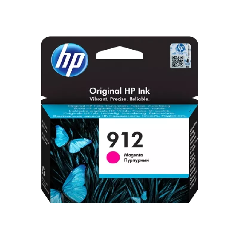 HP 912 Magenta Γνήσιο Μελάνι