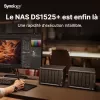 Synology DiskStation DS1525+ NAS/Storage Server Ryzen Embedded V1500B 8 GB DDR4 0 TB μαύρο