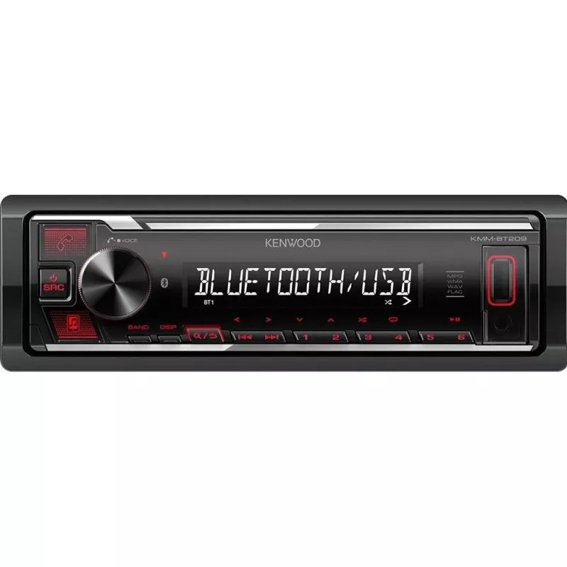 Car Media Receiver Kenwood KMM-BT209 Bluetooth 200 W Μαύρο