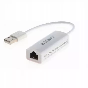 Savio CL-24 - Αντάπτορας δικτύου - USB 2.0 - 10/100 Ethernet X 1