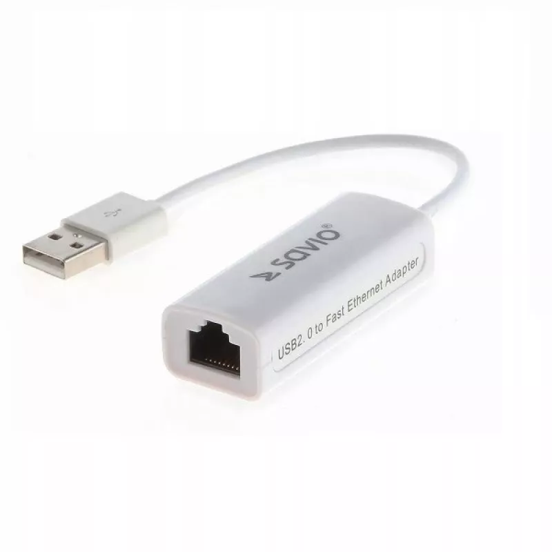 Savio CL-24 - Αντάπτορας δικτύου - USB 2.0 - 10/100 Ethernet X 1