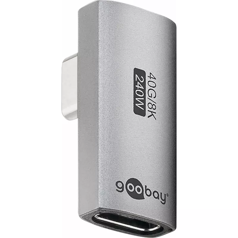 Goobay 74443 προσαρμογέας USB-C™ κάθετος 90° περιστρεφόμενος, USB4™ | Goobay