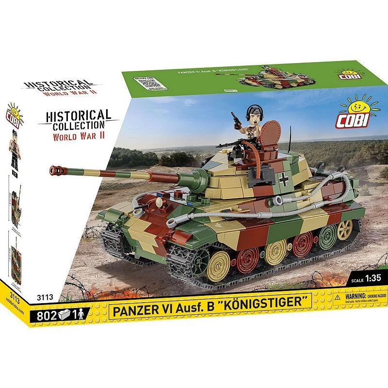 Σετ δόμησης COBI Panzer VI Ausf. B Königstiger 802 τεμάχια