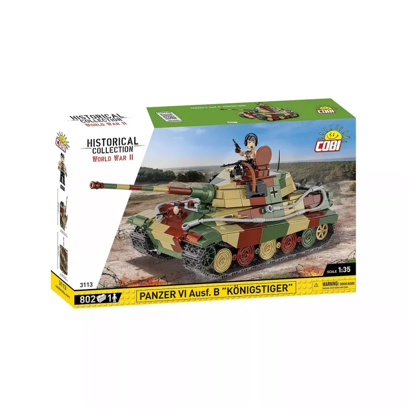 Σετ δόμησης COBI Panzer VI Ausf. B Königstiger 802 τεμάχια
