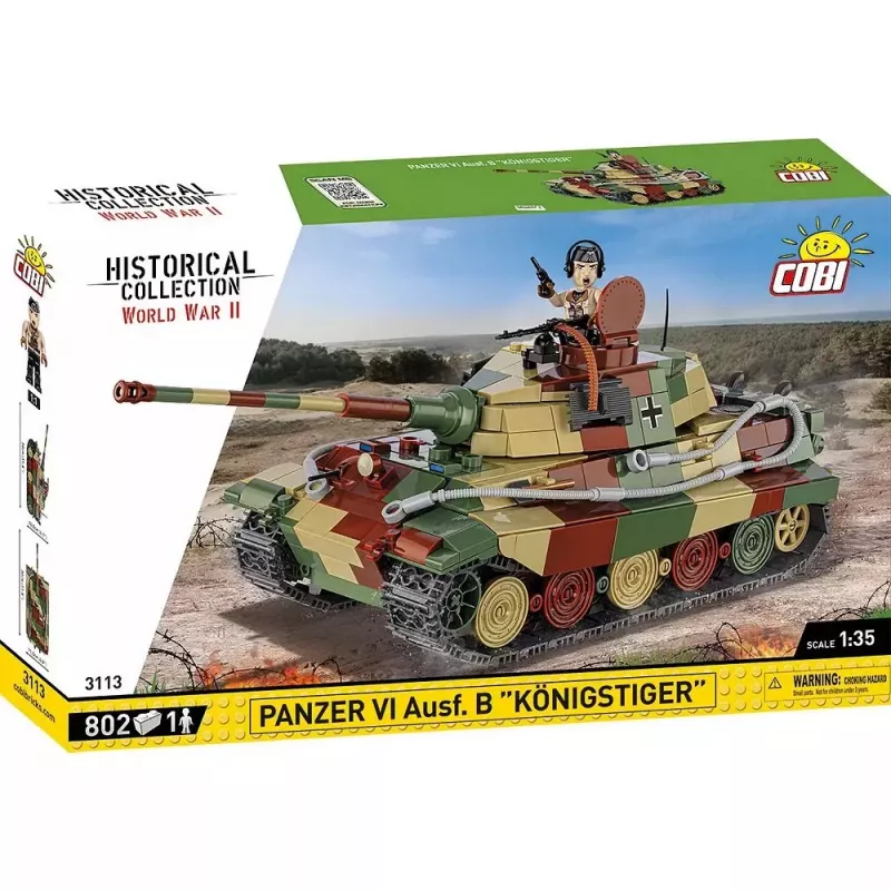 Σετ δόμησης COBI Panzer VI Ausf. B Königstiger 802 τεμάχια