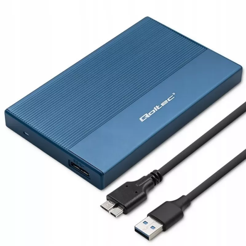 Εξωτερική θήκη 2,5 ιντσών SSD/HDD QOLTEC 52276 USB 3.0 SATA έως 2 TB