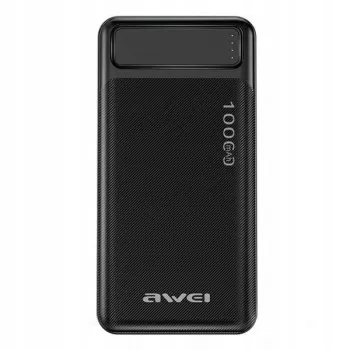 Φορητό powerbank P5K 10000mAh με 2xUSB 2.1A - Μαύρο