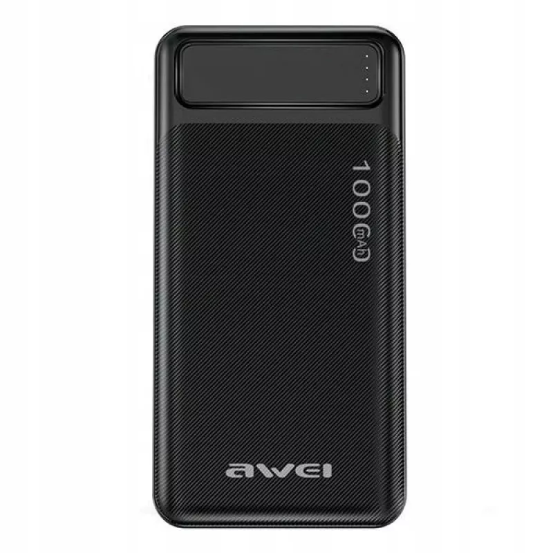 Φορητό powerbank P5K 10000mAh με 2xUSB 2.1A - Μαύρο