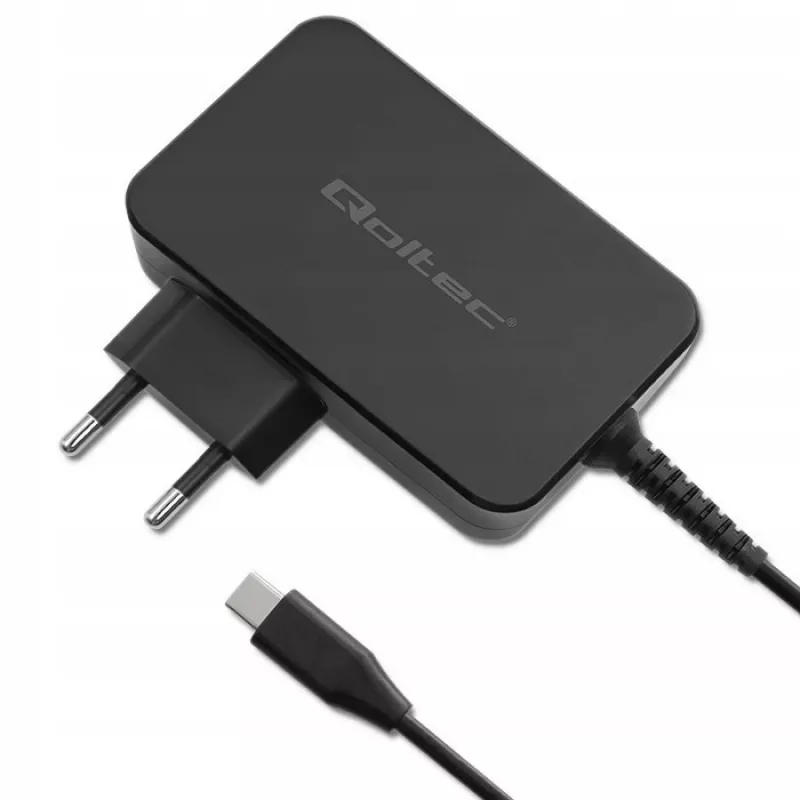 GaN Τροφοδοτικό QOLTEC 52387 90W 1x USB‑C 5–20V
