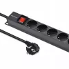 Qoltec αλουμινίου PDU για RACK | 16A | 16 x Schuko | κάθετο | 1,8 m