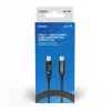 Savio CL-174 καλώδιο USB-C σε USB-C, 100 W, Power Delivery/Quick Charge, ψηφιακή οθόνη, 1 μ., πράσινο