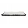 Patch panel κενό 24 θυρών 1U 19 ιντσών FTP για keystone modules μαύρο