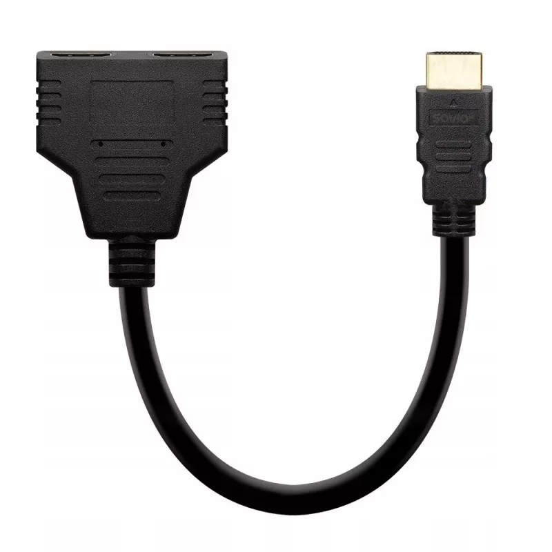 Διαχωριστής βίντεο HDMI Savio AK-77 60Hz Μαύρο