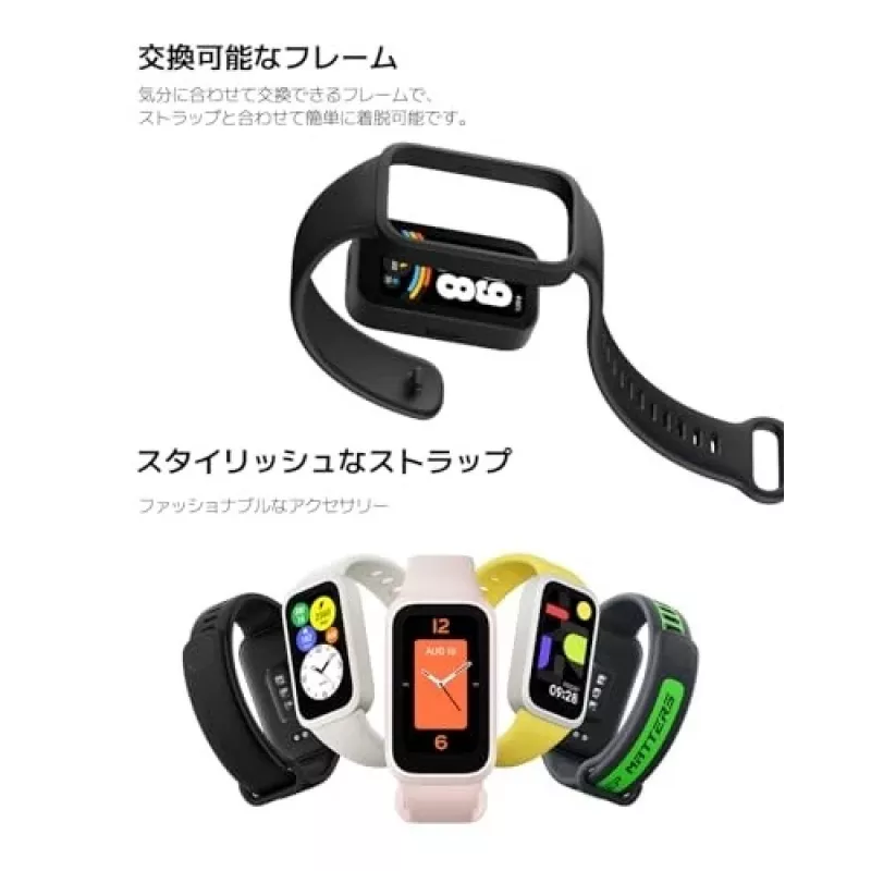 Fitness-Tracker Xiaomi Smart Band 9 Active 70785 — οθόνη AMOLED 1,62 ίντσες, μωβ