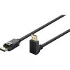 Καλώδιο Goobay DisplayPort με γωνιακό βύσμα 90°, DisplayPort 2.0/2.1, 54 Gbit/s, 8K 144 Hz, 2 m