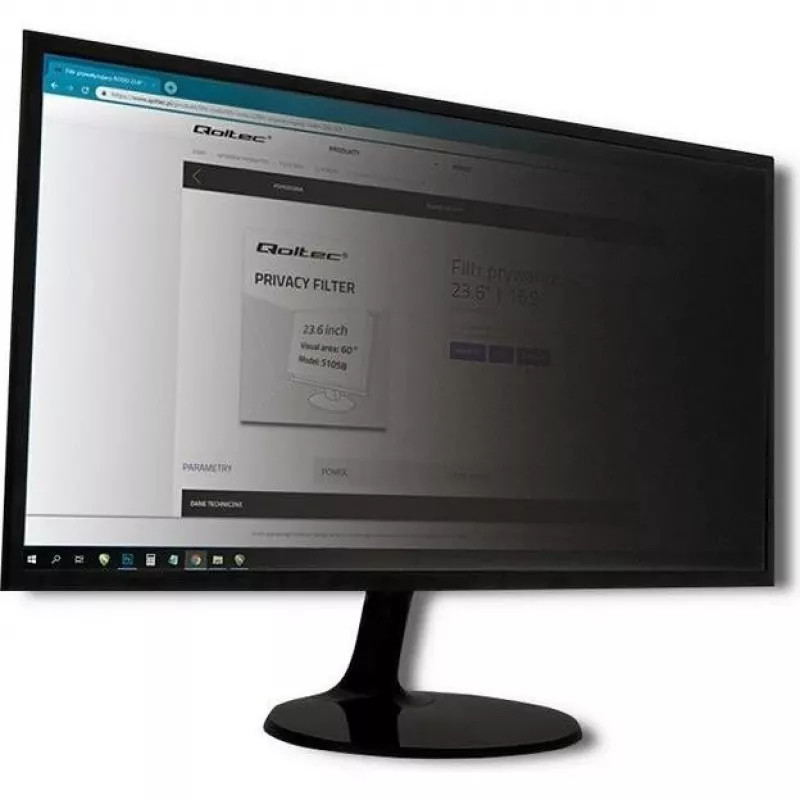 Φίλτρο απορρήτου οθόνης Qoltec 51058 59,9 cm (23,6 ίντσες) οθόνη