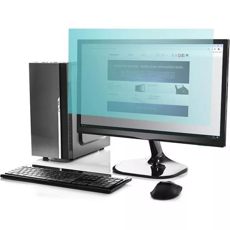 Προστασία οθόνης QOLTEC 51075 23,8 ίντσες Anti-Blue Light, ματ Anti-Glare