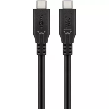 Καλώδιο USB Goobay C, USB4, 240 W, 40 Gbit/s, Power Delivery, 1 m (1m, USB 4.0, 240W), καλώδιο USB