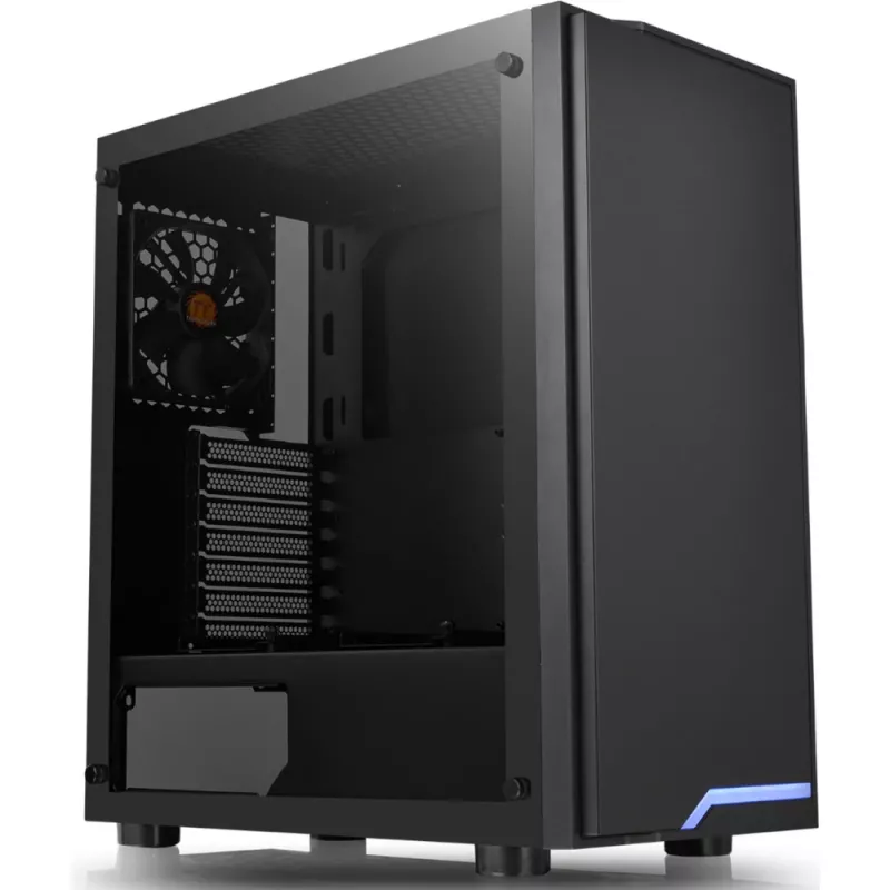 Thermaltake H100 TG MIDI Tower μαύρο