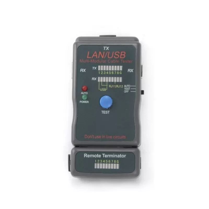 Cablexpert NCT-2 tester καλωδίων δικτύου μαύρο