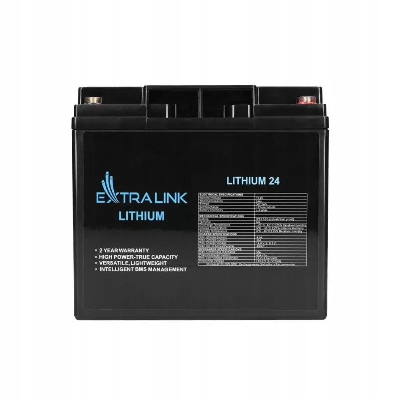 Extralink Μπαταρία LiFePO4 24000 mAh 12,8 V