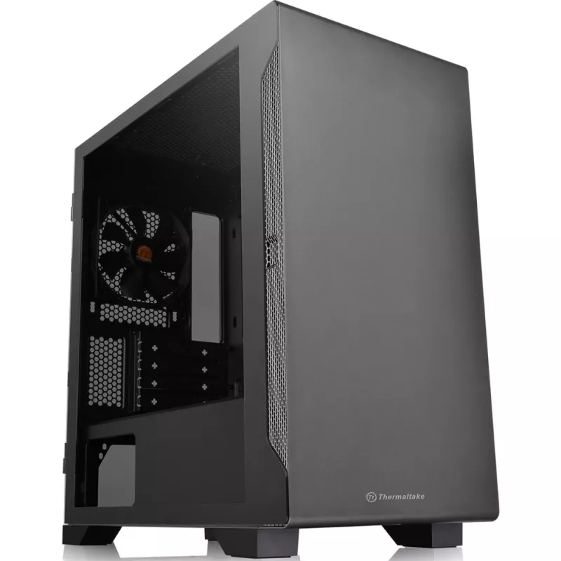 Κουτί PC Thermaltake S100 TG Micro Tower Μαύρο
