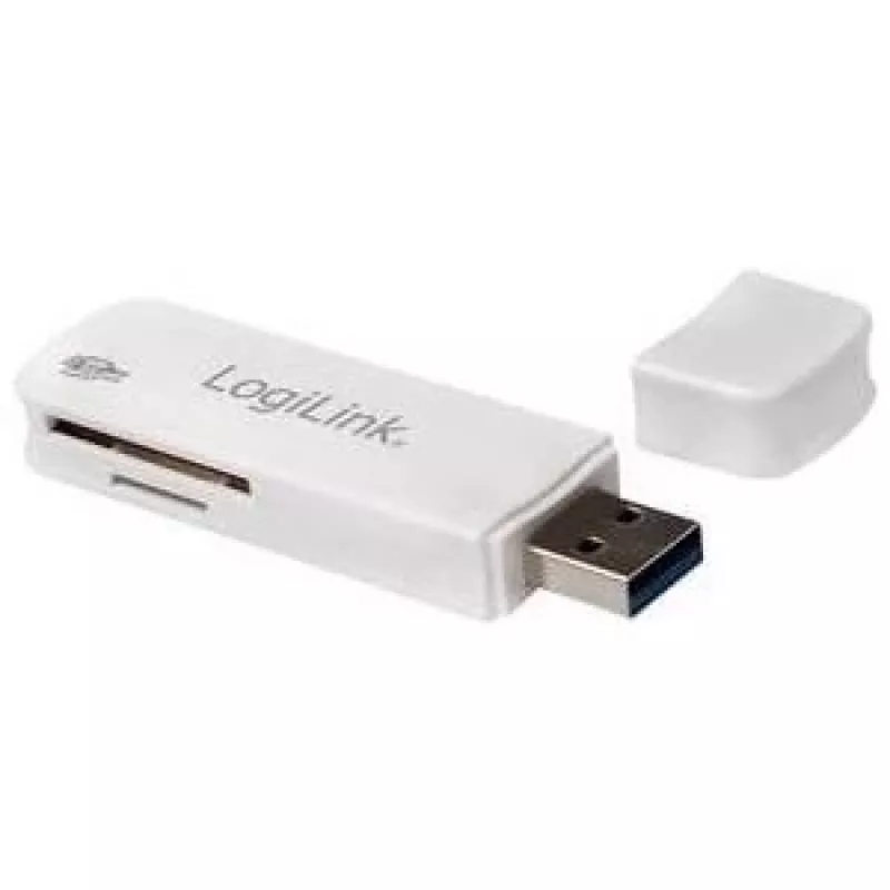 LogiLink CR0034A Αναγνώστης καρτών USB 3.2 Gen 1 (3.1 Gen 1) Λευκό