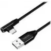 Καλώδιο USB LogiLink CU0137 USB 2.0 0,3 M USB A σε USB C Μαύρο