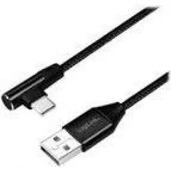 Καλώδιο USB LogiLink CU0137 USB 2.0 0,3 M USB A σε USB C Μαύρο