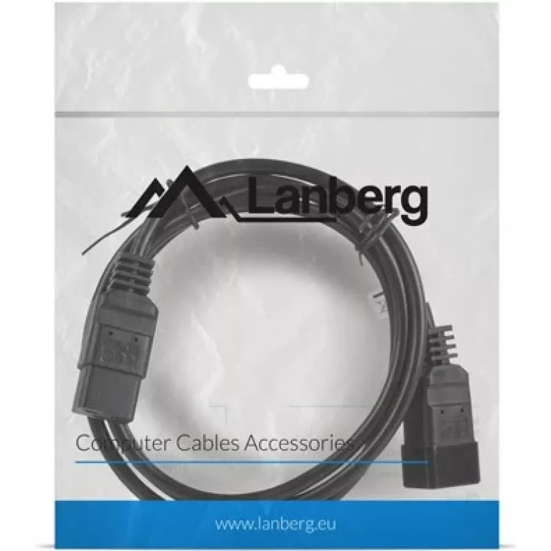 Καλώδιο τροφοδοσίας Lanberg CA-C13E-10CC-0018-BK μαύρο 1,8 m