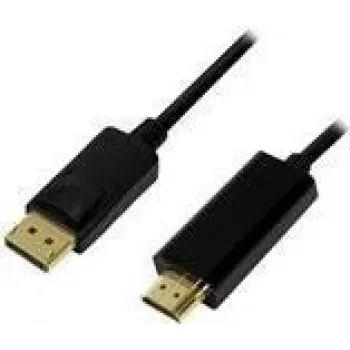Αντάπτορας καλωδίου βίντεο LogiLink CV0127 2 M DisplayPort HDMI Type-A (Standard