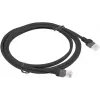 Καλώδιο δικτύου LANBERG PCU5-10CC-0200-BK RJ-45 Cat5e U/UTP 2 m Μαύρο