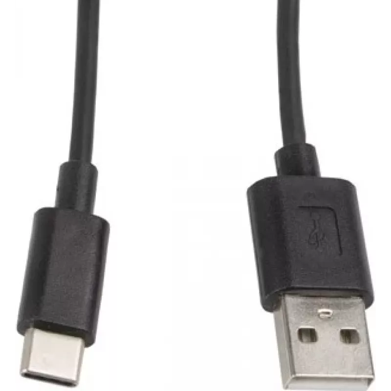 Καλώδιο Lanberg CA-USBO-10CC-0010-BK (USB 2.0 βύσμα - USB 2.0, USB, τύπου C βύσμα, 1m, Μαύρο) (CA-USBO-10CC-0010-BK)