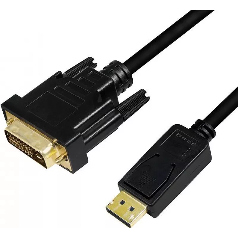 Αντάπτορας καλωδίου βίντεο LogiLink CV0131 2 m DisplayPort DVI μαύρος
